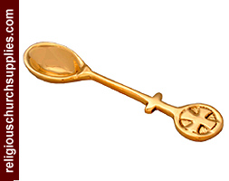 Cross Embosses Incense Spoon
