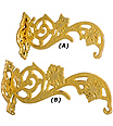 Bracket for Oil Candles with high Polished