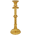 Gilded altar candlestick