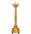 Brass Candlestick with Nail