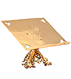 Brass Missal Stand Engraved JHS