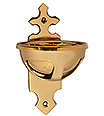 Crossed Wall Mounted Holy Water Font