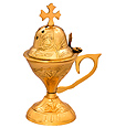 Brass incense burner catholic