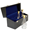 Triple Glass Holy Oil Stocks with Case