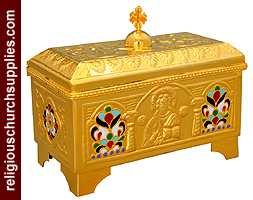 Brass Holy Bread Boxes