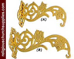 Bracket for Oil Candles with high Polished