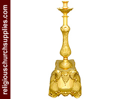 Solid Brass Altar Candlesticks