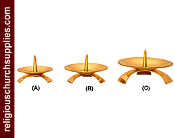 Brass Short Candlesticks