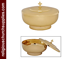 Brass Ciborium Crossed