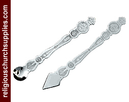 Engraved Communion Spoon and Spear