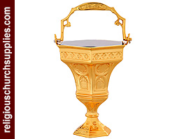 Heavy Holy Water Bucket 6 Corner