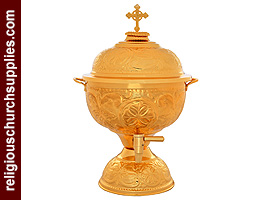 Greek Orthodox Holy Water Fonts 6 Litre