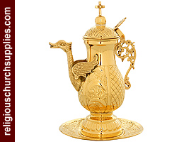 Orthodox Brass Byzantine Zeon Dragon Style