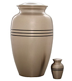 Enamel Brass Cremation Urn